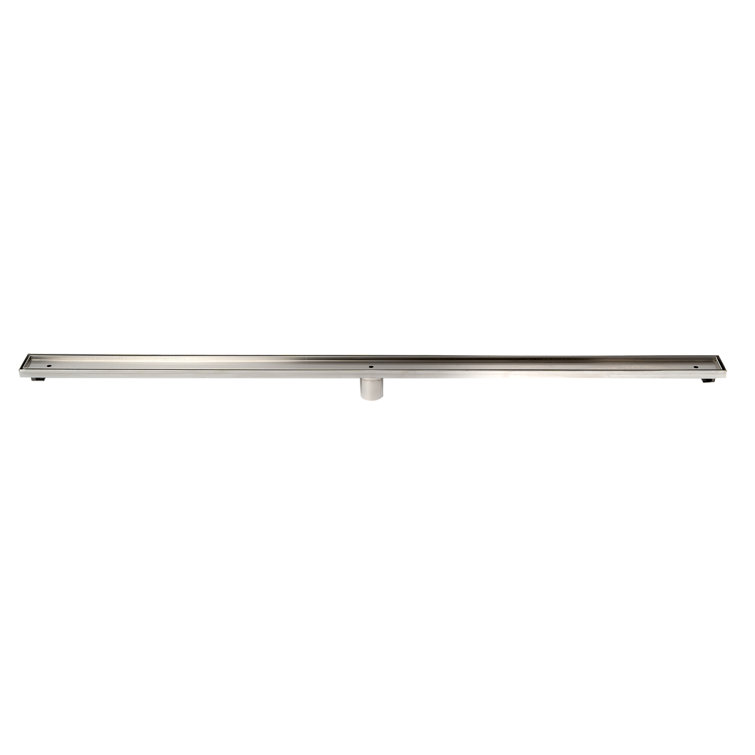 59'' Stainless Steel Linear Shower Drain with Removable Basket Strainer