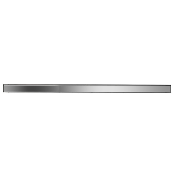 59" Polished Stainless Steel Linear Shower Drain with Solid Cover