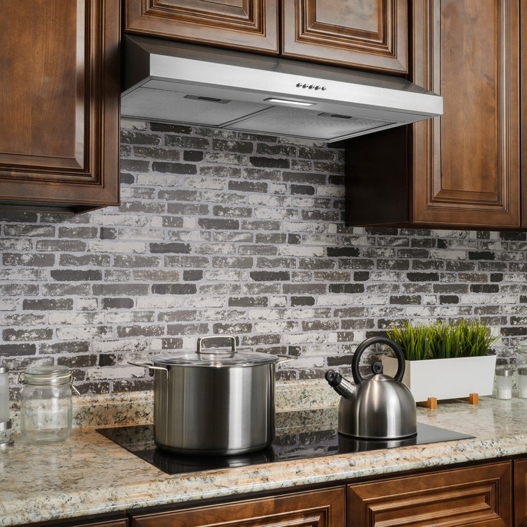 30-Inch Convertible Stainless Steel Under Cabinet Range Hood with Charcoal Filters