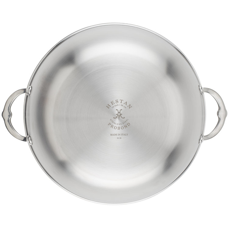 Hestan ProBond 14" Stainless Steel Wok with Lid