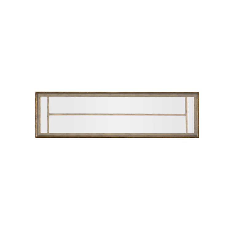 Logan Gold Leaf Glass Top Console Table