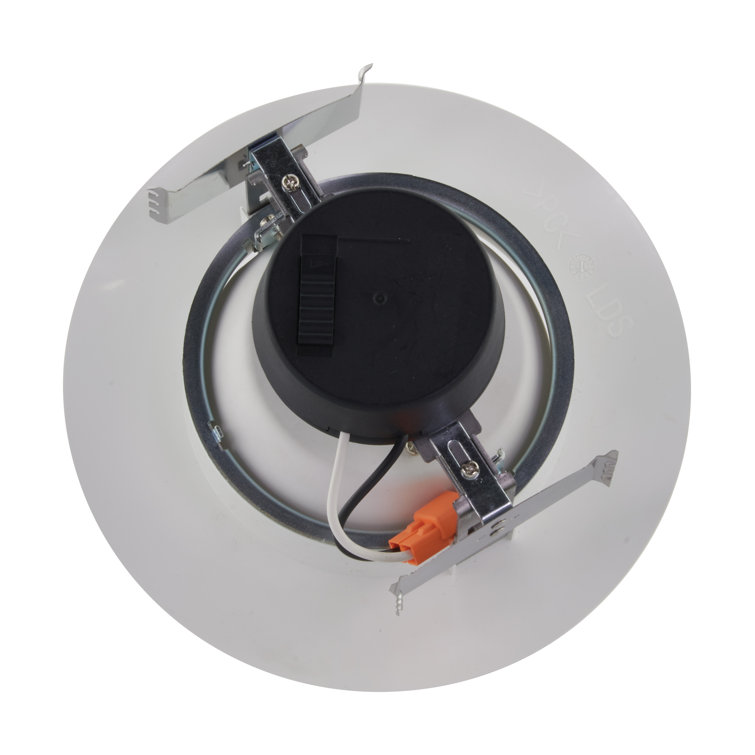 Modern Selectable LED 7'' White Aluminum Downlight Retrofit Kit