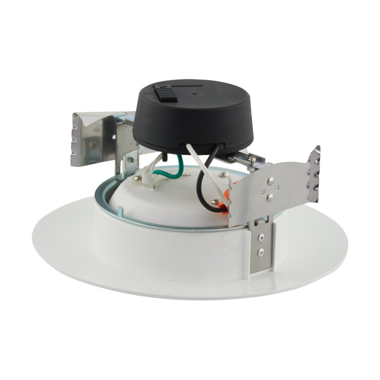 Modern Selectable LED 7'' White Aluminum Downlight Retrofit Kit