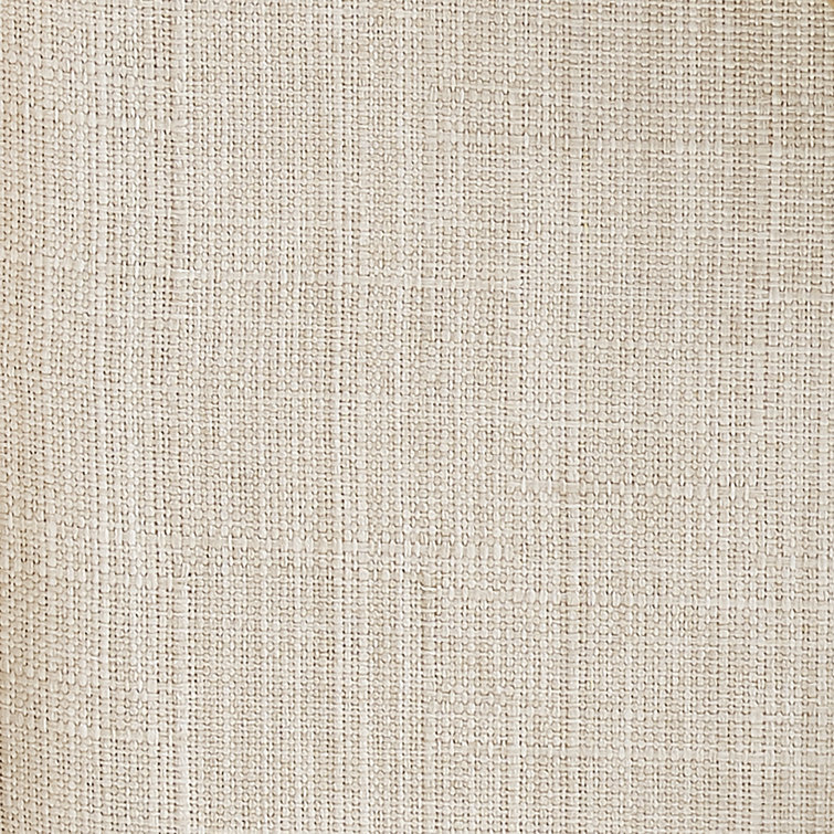 Rustic Brown Linen Upholstered High Back Side Chair Set