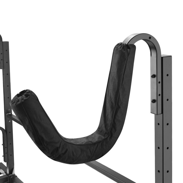 Heavy Duty Black Powder Coated Steel Kayak Storage Rack