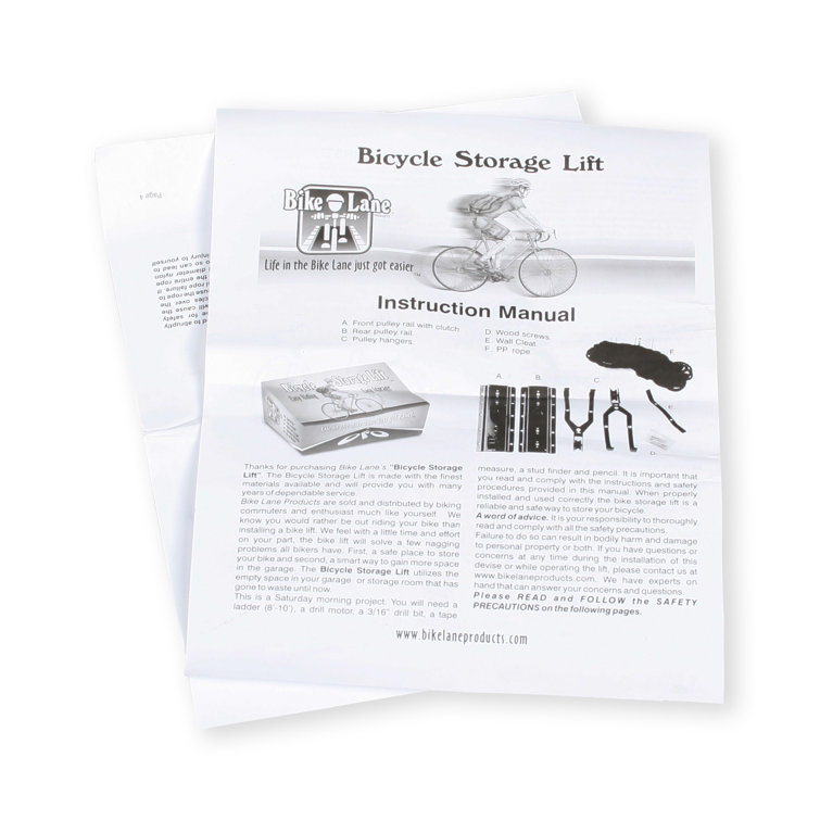 Heavy Duty Black Steel Ceiling Mount Bike Storage System