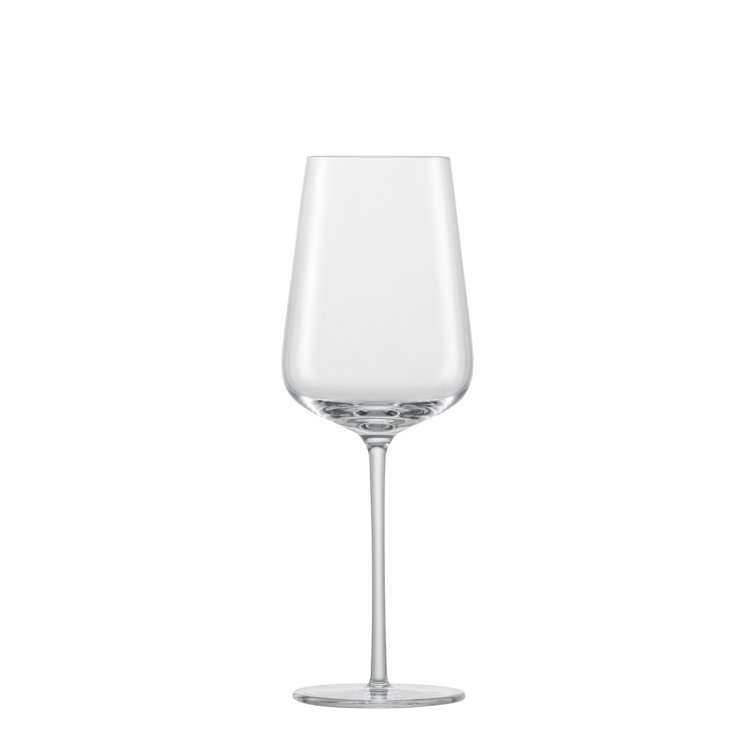 Clear Titanium Crystal White Wine Glass Set