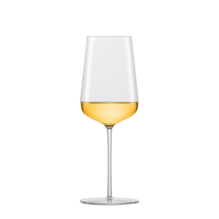 Vervino 16.5 Oz Clear Titanium Crystal Wine Glass Set of 6