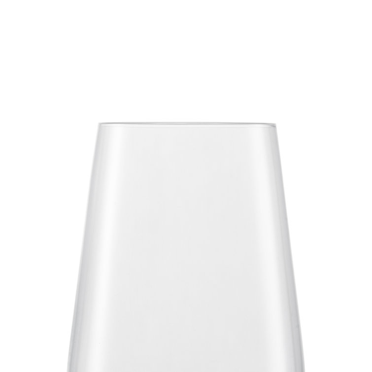 Clear Titanium Crystal White Wine Glass Set