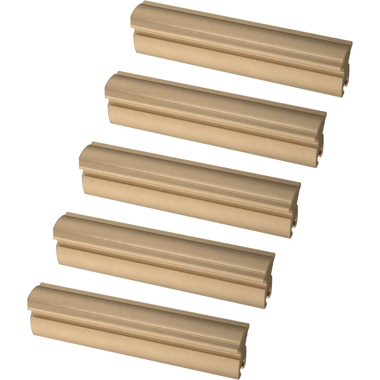 Classic Curve Bronze Adjustable Cabinet Drawer Pulls with Mounting Hardware