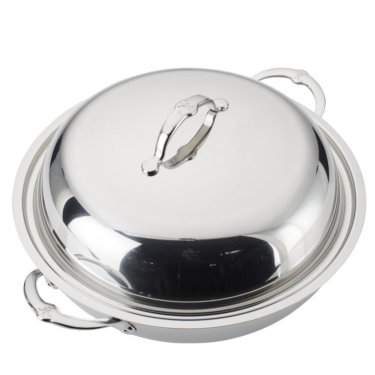Hestan ProBond 14" Stainless Steel Wok with Lid