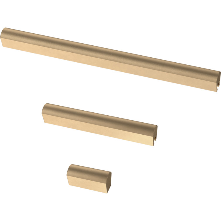 Champagne Bronze Modern Adjustable Cabinet Drawer Pulls