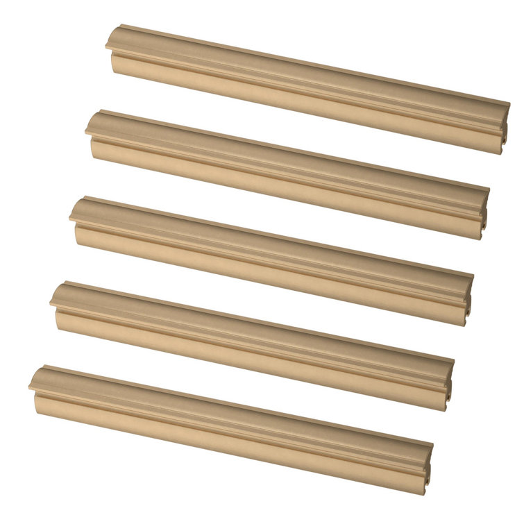 Classic Curve Bronze Adjustable Cabinet Drawer Pulls with Mounting Hardware