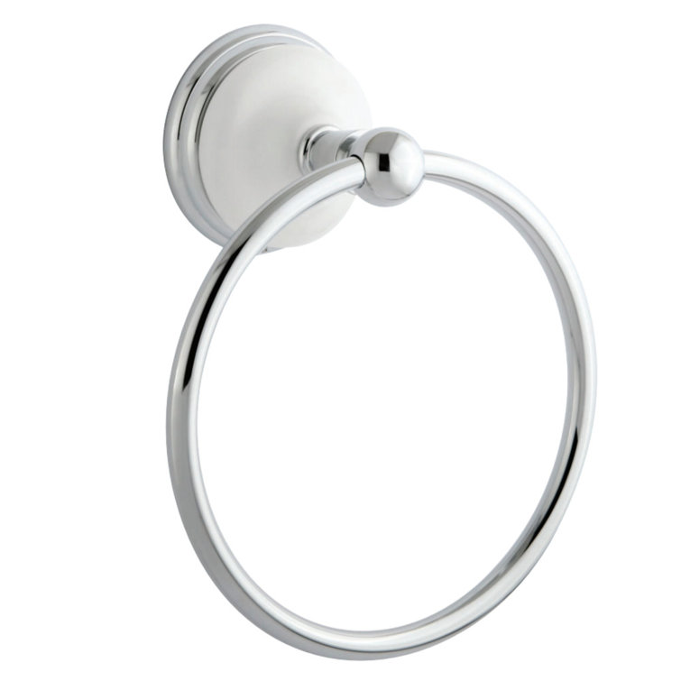 Victorian Polished Chrome Wall Mounted Towel Ring