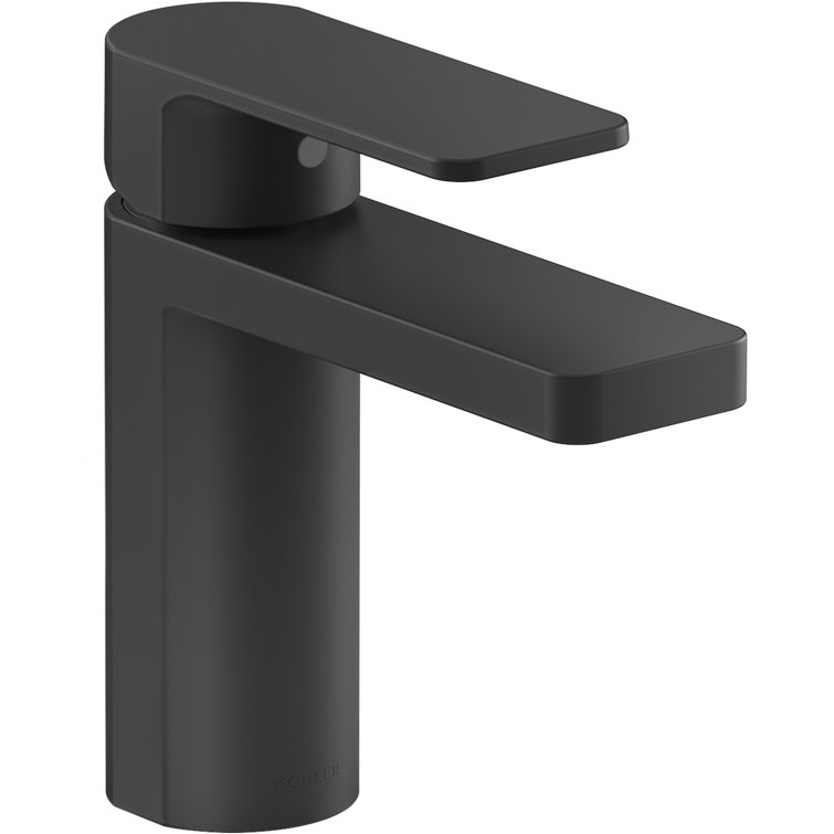 Parallel Matte Black Single-Handle Bathroom Faucet