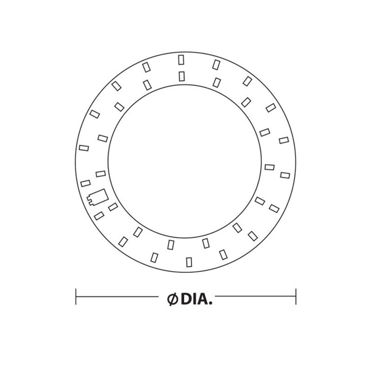 6.31'' Round Aluminum LED Retrofit Lighting Kit