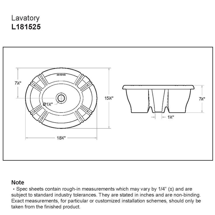 18.75'' White Ceramic Oval Above-Counter Bathroom Sink