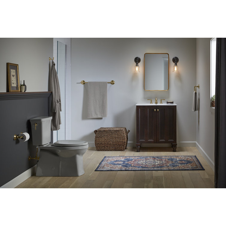 Vibrant Brushed Moderne Brass Eclectic Robe Hook