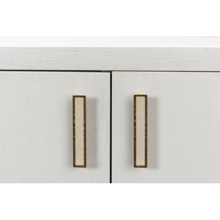 Cortina 80'' White Contemporary Sideboard with Adjustable Shelves