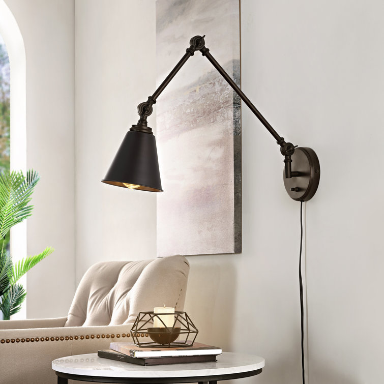 Oil Rubbed Bronze Adjustable Swing Arm Wall Sconce