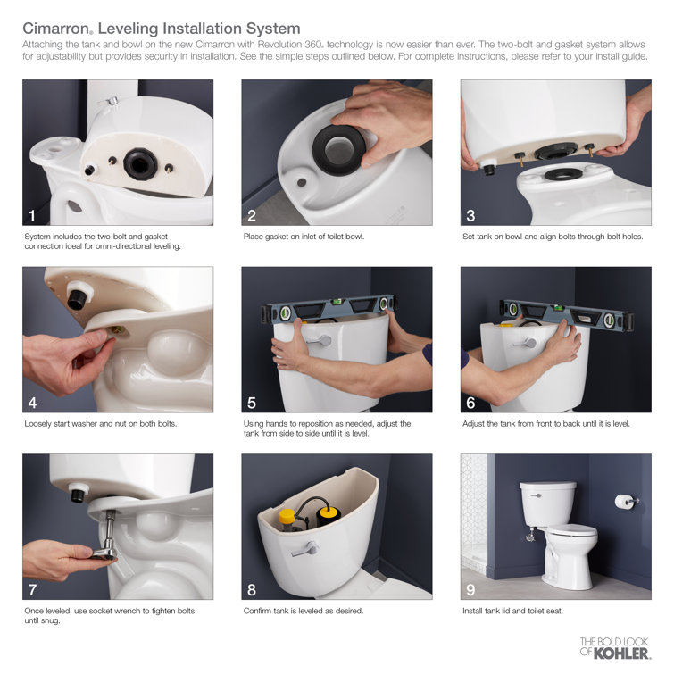 EcoLux 1.28 GPF High-Efficiency Elongated Free-Standing Toilet in Dune