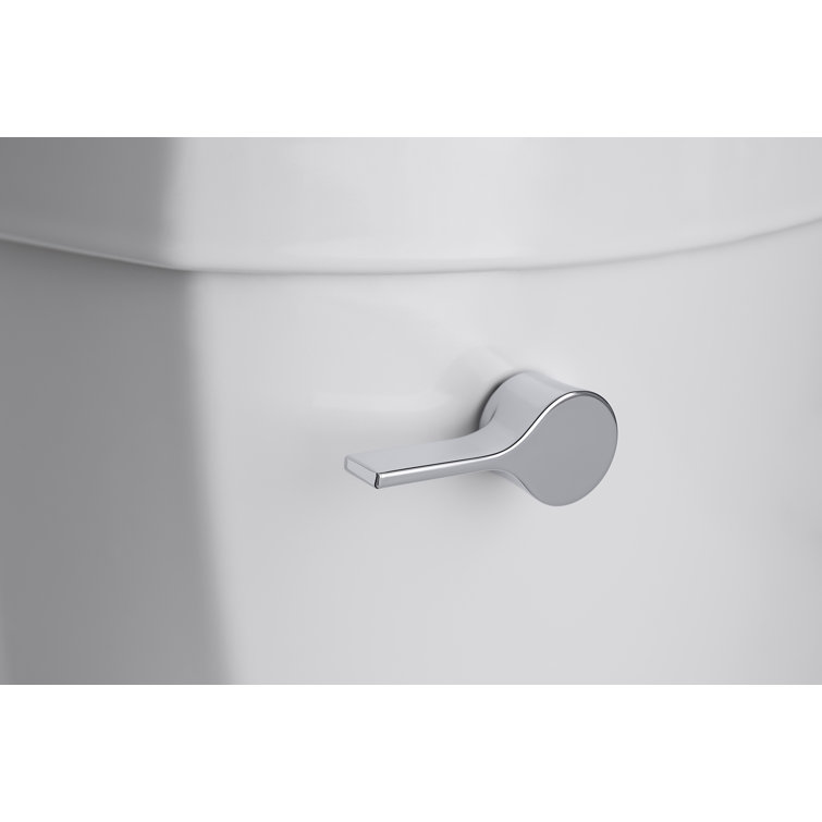White High Efficiency Elongated Two-Piece Toilet
