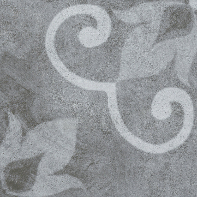 Gray Matte Porcelain Square Wall and Floor Tile