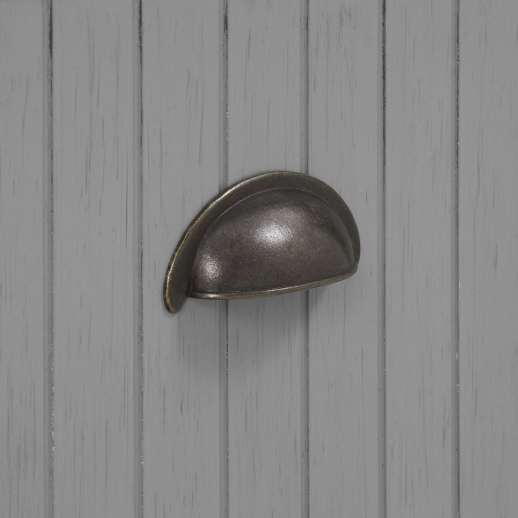 Distressed Gray Coastal Hall Tree with Storage and Hooks