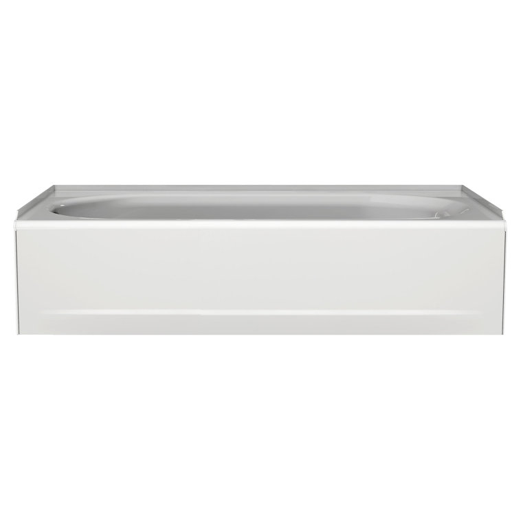 Princeton 61'' White Cast Iron Alcove Bathtub