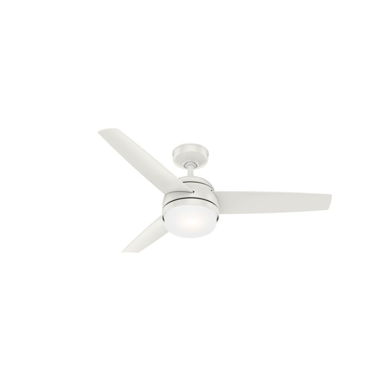 Midtown Fresh White 48" Contemporary Ceiling Fan with LED Light and Remote