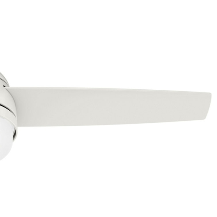 Midtown Fresh White 48" Contemporary Ceiling Fan with LED Light and Remote