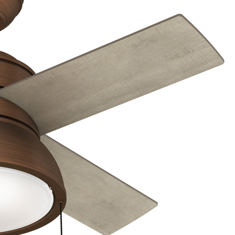 Loki Weathered Copper 36" LED Ceiling Fan with Reversible Blades
