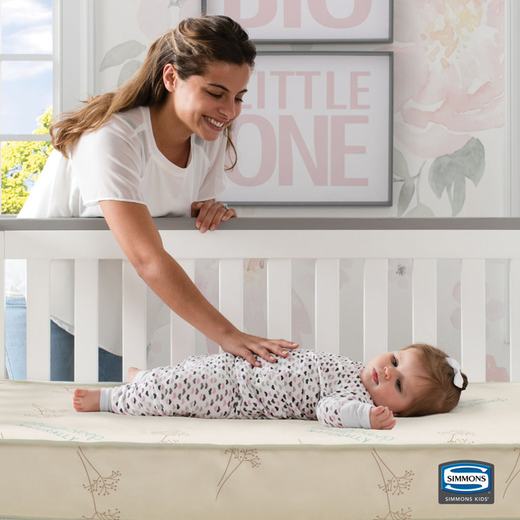 Natural Soy Foam Core Crib and Toddler Mattress with Waterproof Cover
