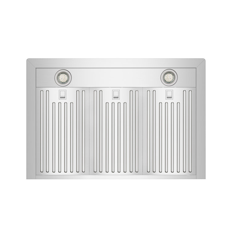 36" Stainless Steel Wall Mount Range Hood with Touch Controls