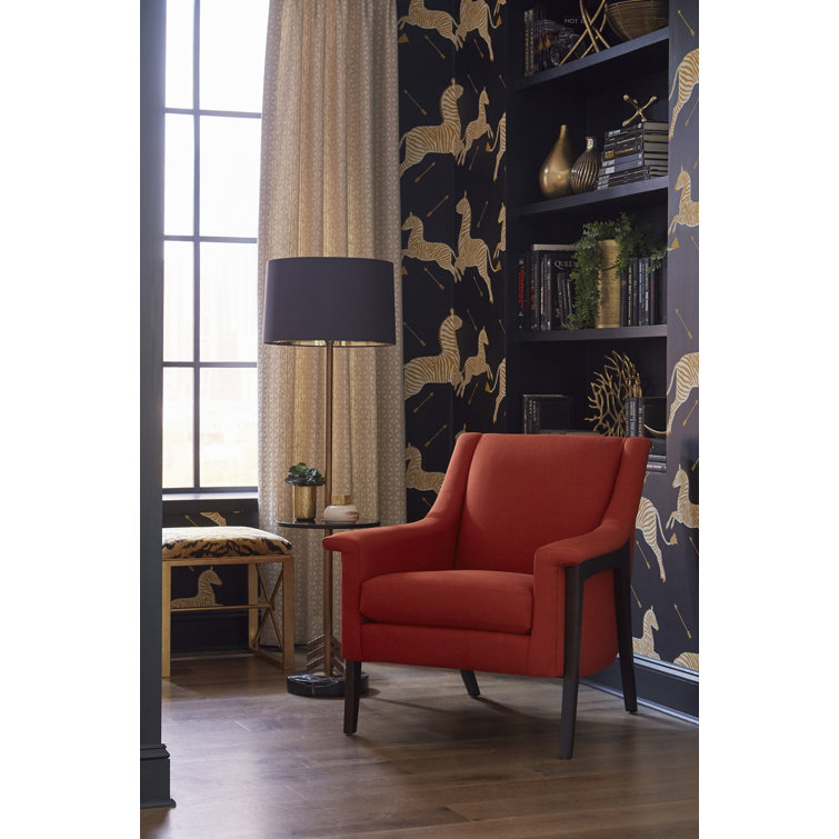 Franco Aged Brass and Granite Floor Lamp with Charcoal Black Shade