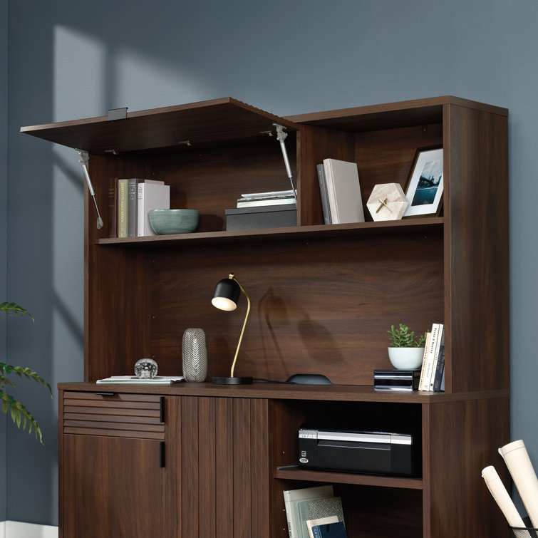 Englewood Spiced Mahogany 72" Engineered Wood Credenza