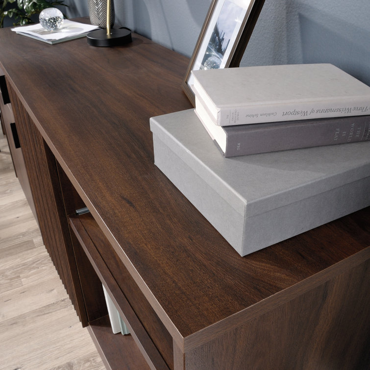 Englewood Spiced Mahogany 72" Engineered Wood Credenza