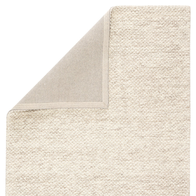 Ivory Coastline Bliss Hand-tufted Wool Rectangular Rug