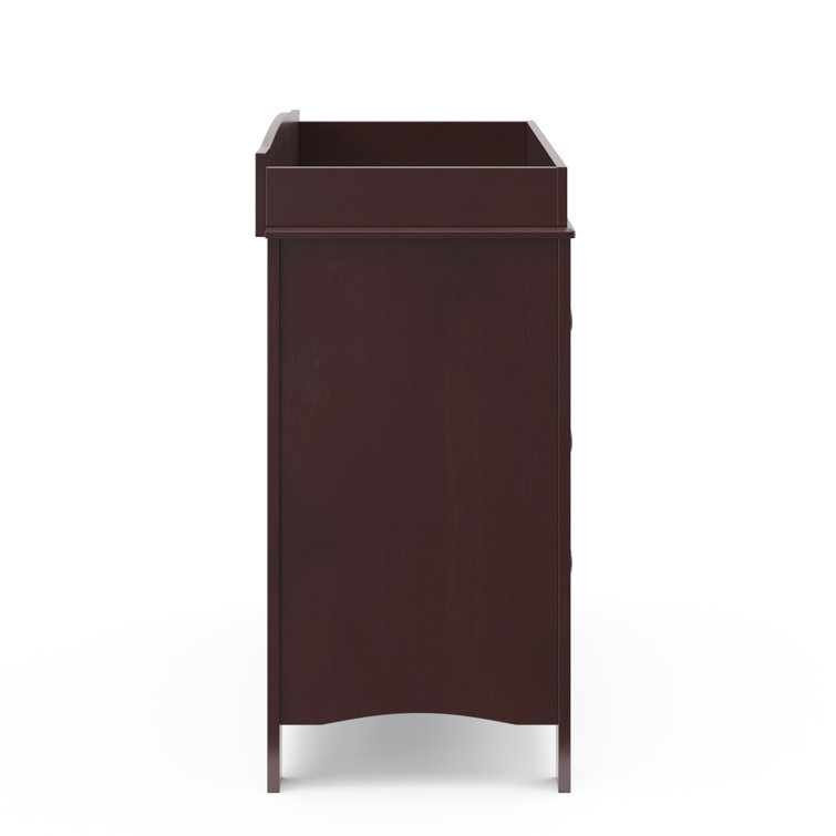 Espresso 3-Drawer Chest with Removable Changing Topper