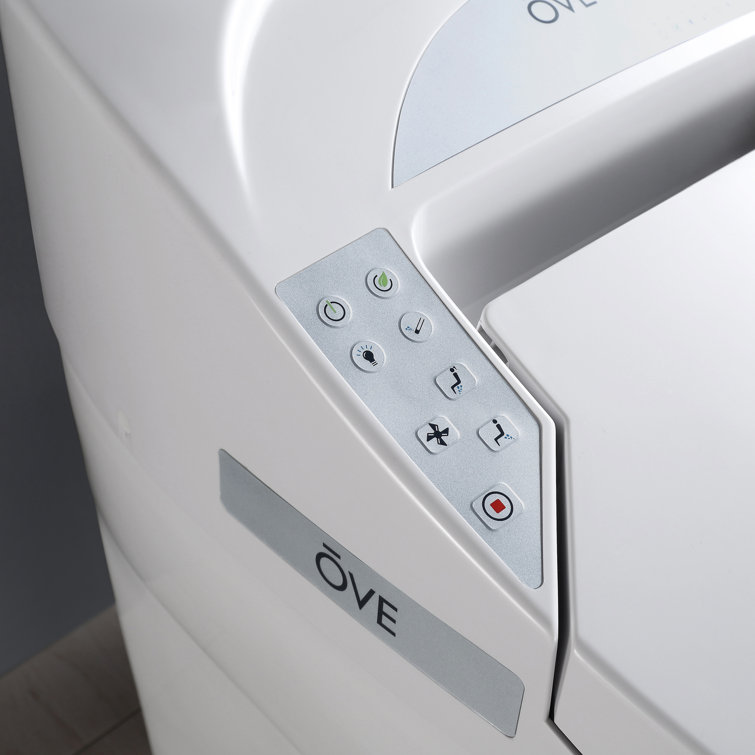 White High Efficiency One-Piece Smart Bidet Toilet with Remote Control