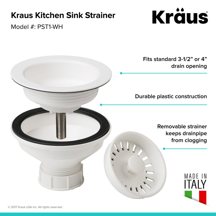White Granite Dual Bowl Drop-In Kitchen Sink with Strainers