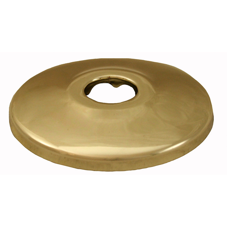 Polished Brass 2.5" x 2.5" Decorative Escutcheon Plate