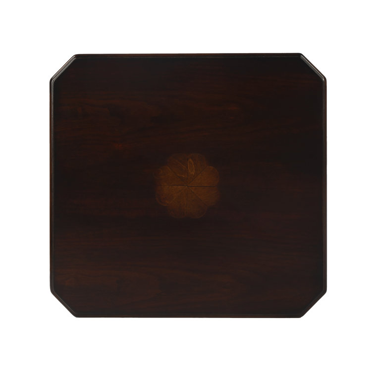 Small Plantation Cherry Wood Side Table with Storage