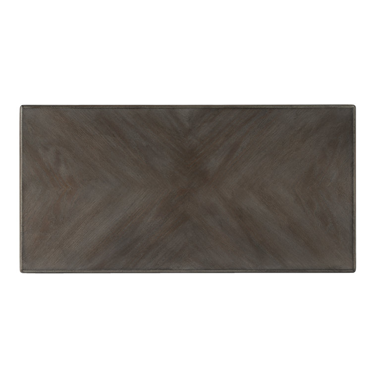 Irvine 24" Distressed Light Wood Rectangular Side Table