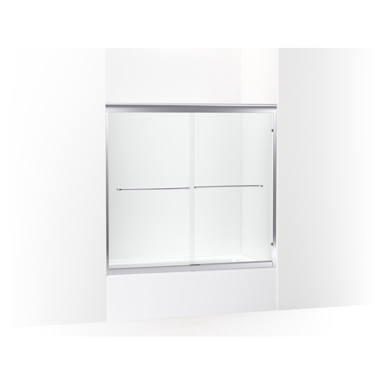 Fluence 49"-52" Frameless Sliding Tub Door with Crystal Clear Glass