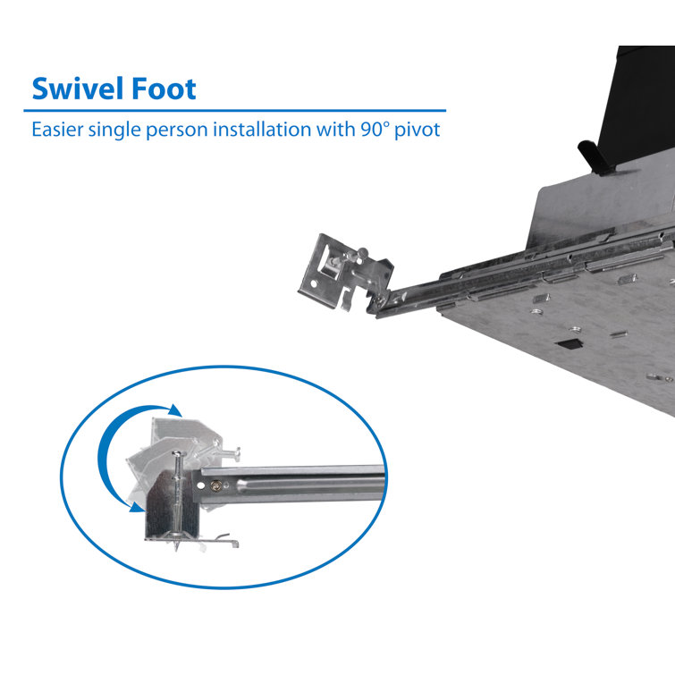 Matte Black 6'' LED IC Rated Recessed Lighting Housing