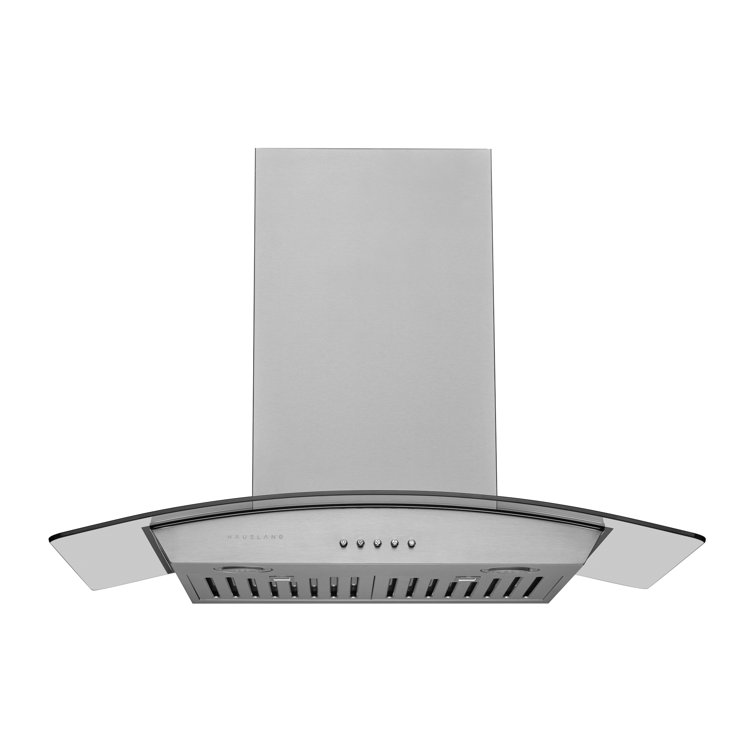 30" Stainless Steel Convertible Wall Mount Range Hood with Charcoal Filter