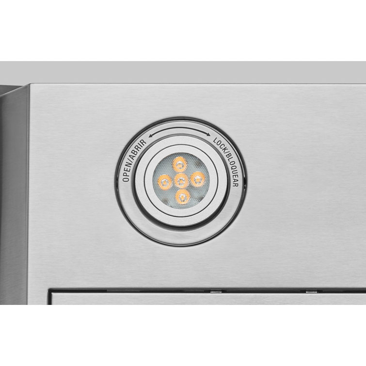 30" Stainless Steel Convertible Wall Mount Range Hood with Charcoal Filter