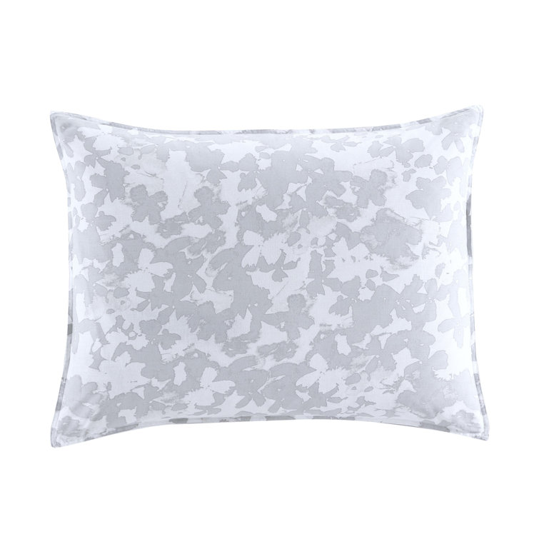 Twin Gray Organic Cotton Reversible Comforter Set