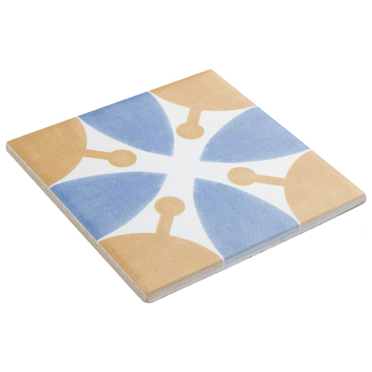 Revival Mini 4" White Ceramic Matte Square Tile
